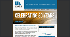 Desktop Screenshot of hayes-cpa.com